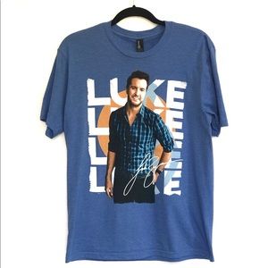 Luke Bryan Blue T-Shirt